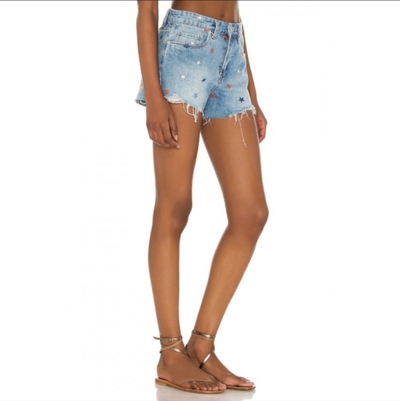 BlankNyc x Revolve Embroidered Shorts - Picture 6 of 12